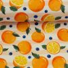 Popeline Fruits Orangen - Orange
