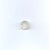 Knopf mit Öse Perle 11mm - Weiß