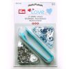 Prym Love Jersey Druckknöpfe - Ø 8mm, blau