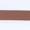 Schrägband 20mm uni - 830 - Hellbraun