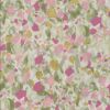 Voile Frühlingswiese - Grün/Rosa