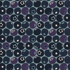 Under the Apple Tree Canvas Leinen Blueberries - Lightblue