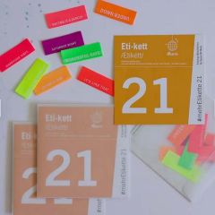 # 21 MehrEtikette Web-Etiketten Set Music Neon