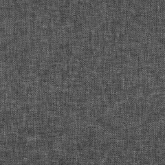 Fischgrät Leinen Baumwolle - Schwarz