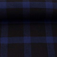 Flanell Karo Tommi - Blau/Schwarz