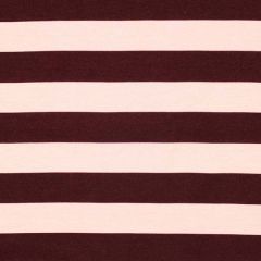 Soft Sweat College Stripe - Burgundy/Nude