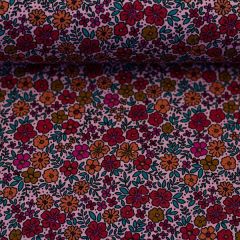 French Terry Blümchen Elli - Rosa