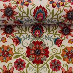 French Terry Tropical Flowers by Bienvenido - Creme