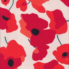 Viskose Jersey Deep Blossom - Rot