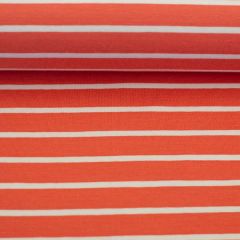 Jersey Nice Stripe - Coral