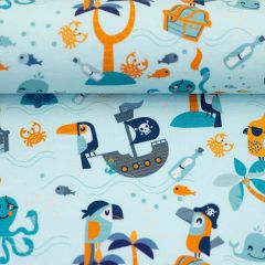 Jersey Parrots by Bienvenido Colorido - Hellblau