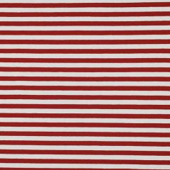 Jersey Spring Stripe - Terracotta/Weiß