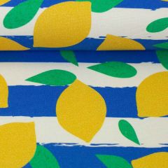 Jumle & Zest Canvas Zitronen - Gelb/Blau