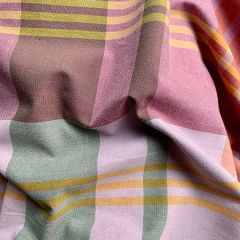 Fableism Lumiere / House Dress Plaid - Amaranth