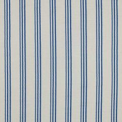 Double Musselin Santorini Stripe - Cremeweiß/Blau