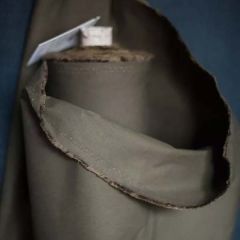 Dry Organic Cotton Oilskin - Khaki