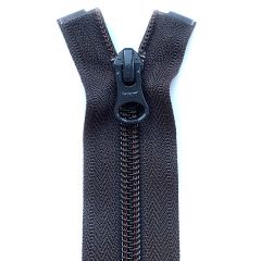 YKK Reißverschluss teilbar, Kunststoffspirale Natulon® - Braun - 55cm