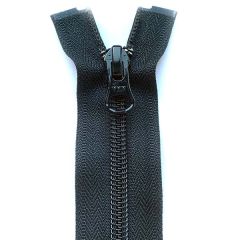 YKK Reißverschluss teilbar, Kunststoffspirale Natulon® - Schwarz - 55cm
