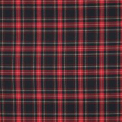 Stretch Scottish Check Klein - Marineblau