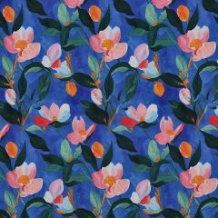 Stretch Viskose Seerose - Royalblau