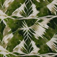 Viskose Crepe Blätterdach - Grün