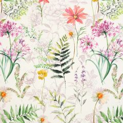 Wachstuch Blumenwiese - Weiß