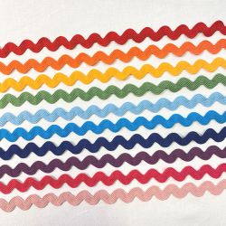20m Zickzack Bänder Set - Rainbow