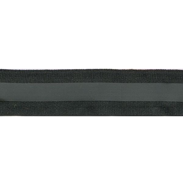 Reflektorband 25mm - Schwarz/Silber - Frau Tulpe Stoffe