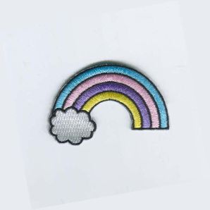 Aufbügler Regenbogen