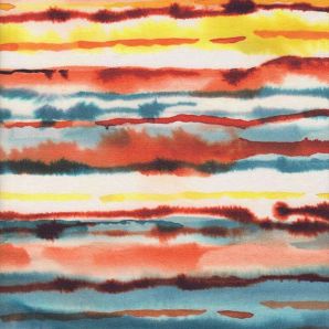 Reststück Jersey Batik Stripes