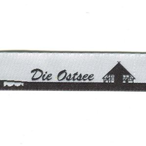 Webband Ostsee 16mm - Weiss