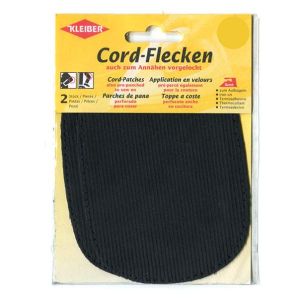 Flicken Cord - Schwarz