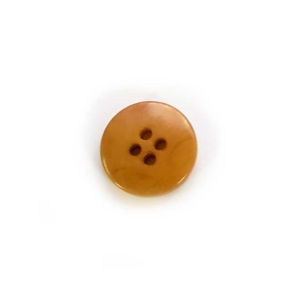 Meet Milk Plain Corozo Knopf 15mm - Mustard