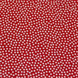 Popeline Dotty - Rot/Weiß