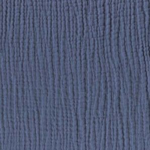 Double Musselin - Mittelblau