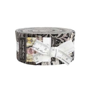 Jelly Roll "Ebony Suite" by Barbara Brackman / Moda