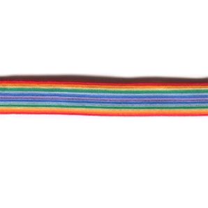Falzgummi 17mm - Regenbogen