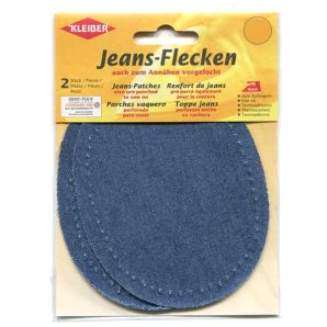 Flicken Jeans - Mittelblau