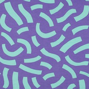 Reststück French Terry Playful - Purple
