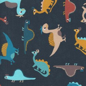 Jersey Funny Dinos - Marineblau