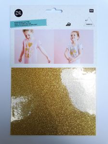 Bügelbogen Glitter Gold