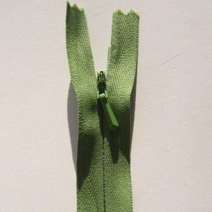 Reißverschluss nahtverdeckt 35cm - Grün