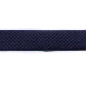 Baumwoll Gurtband uni 24mm - Marineblau