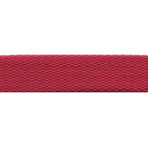 Baumwoll Gurtband uni 24mm - Rot
