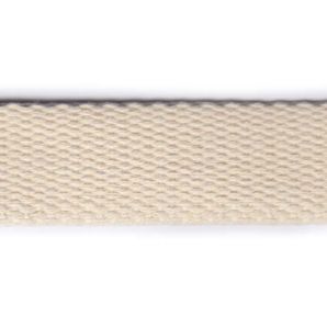 Baumwoll Gurtband uni 24mm - Cremeweiß