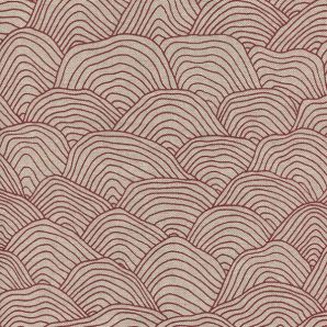 Deko Hand Drawn Waves - Rot