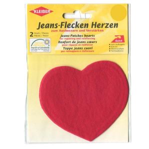 Flicken Jeans Herzen - Rot