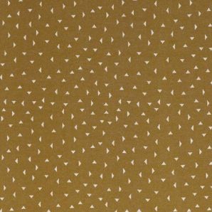 Jacquard Jersey Dreieck - Ocker