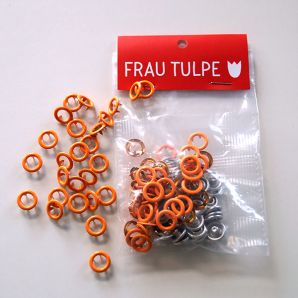 Jersey Druckknopf - Orange