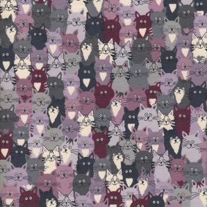 Jersey Katzenkumpel - Violett